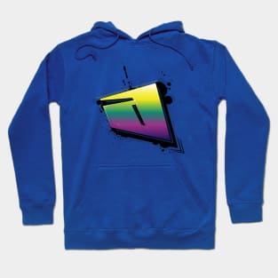 Graffiti Letter A Typography Design Art Hoodie